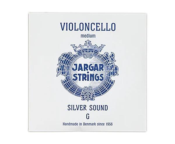 Jargar Silver Sound Medium Cello Strings - Single G-Orchestral Strings-Jargar-4/4-Logans Pianos