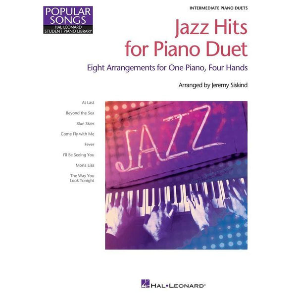 Jazz Hits for Piano Duet-Sheet Music-Hal Leonard-Logans Pianos