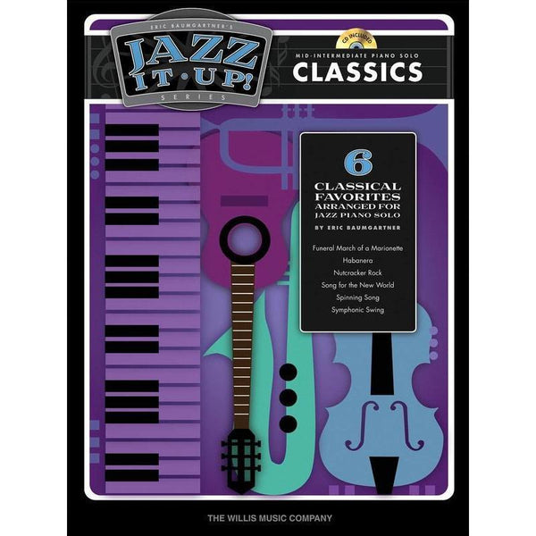 Jazz It Up! - Classics - Book/CD-Sheet Music-Willis Music-Logans Pianos