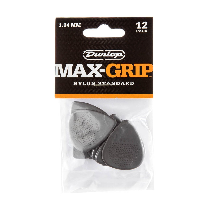 Jim Dunlop Nylon Max-Grip Guitar Picks - 12 Pack-Guitar & Bass-Jim Dunlop-0.60mm-Logans Pianos