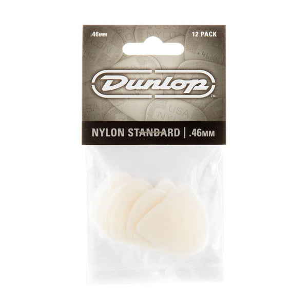 Jim Dunlop Nylon Standard Guitar Picks - 12 Pack-Guitar & Bass-Jim Dunlop-0.38mm-Logans Pianos