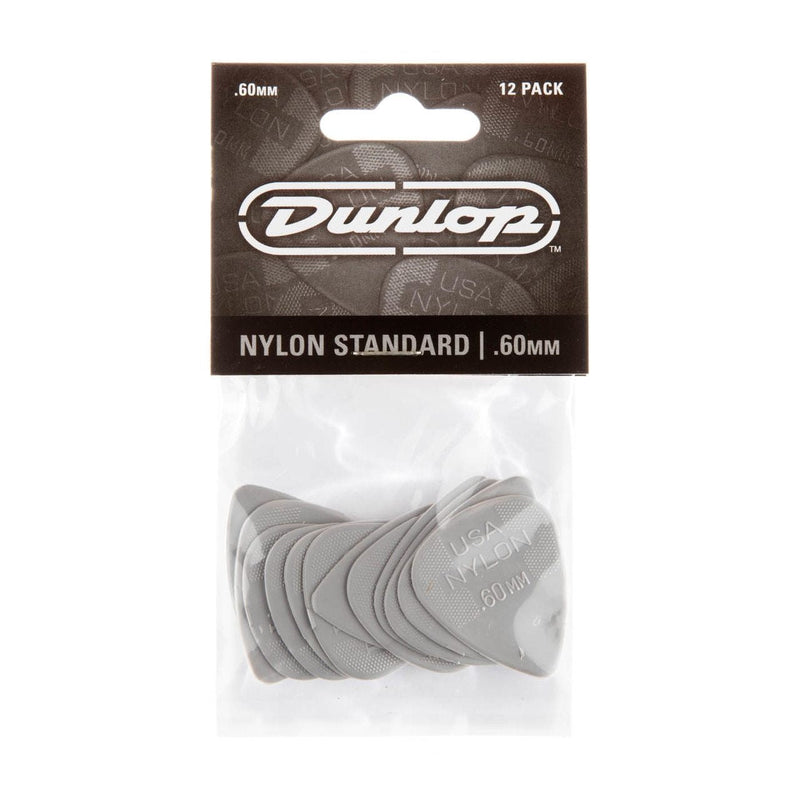 Jim Dunlop Nylon Standard Guitar Picks - 12 Pack-Guitar & Bass-Jim Dunlop-0.38mm-Logans Pianos