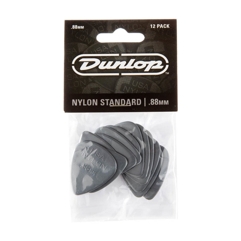 Jim Dunlop Nylon Standard Guitar Picks - 12 Pack-Guitar & Bass-Jim Dunlop-0.38mm-Logans Pianos