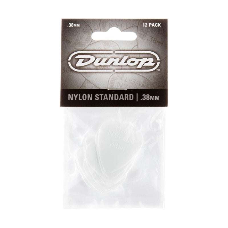 Jim Dunlop Nylon Standard Guitar Picks - 12 Pack-Guitar & Bass-Jim Dunlop-0.38mm-Logans Pianos