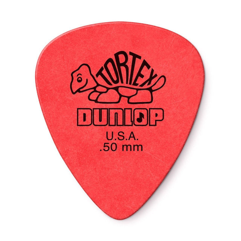 Jim Dunlop Tortex Guitar Picks - 12 Pack-Guitar & Bass-Jim Dunlop-0.50mm-Logans Pianos
