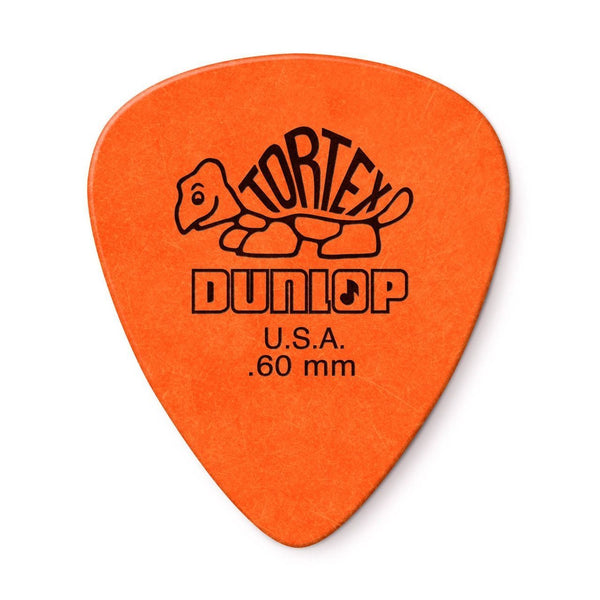 Jim Dunlop Tortex Guitar Picks - 12 Pack-Guitar & Bass-Jim Dunlop-0.60mm-Logans Pianos