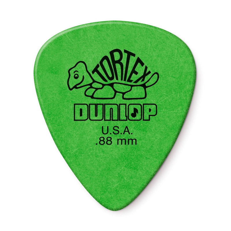 Jim Dunlop Tortex Guitar Picks - 12 Pack-Guitar & Bass-Jim Dunlop-0.88mm-Logans Pianos