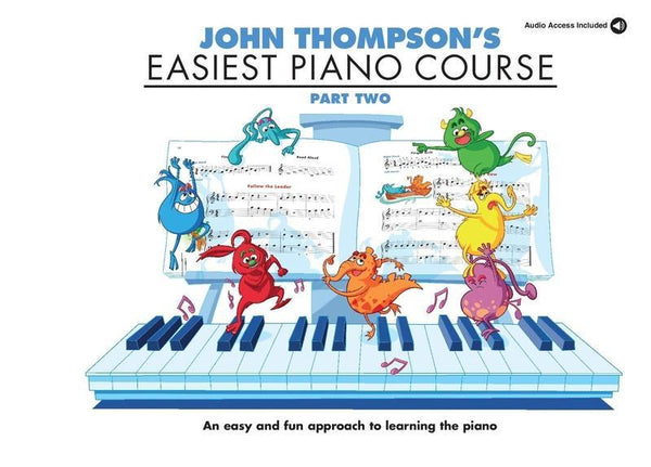 John Thompson's Easiest Piano Course - Part 2-Sheet Music-Willis Music-Book-Logans Pianos