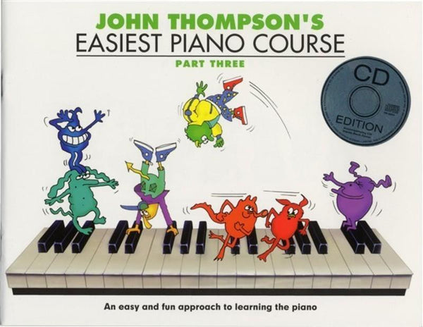 John Thompson's Easiest Piano Course - Part 3-Sheet Music-Willis Music-Book/CD-Logans Pianos