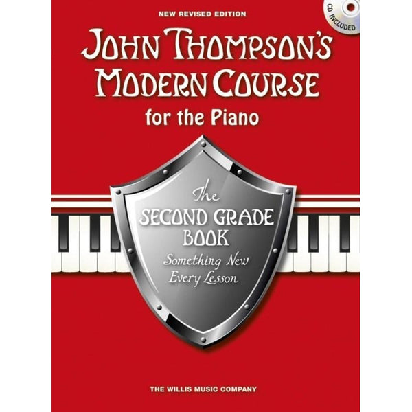 John Thompson's Modern Course for the Piano Second Grade with CD-Sheet Music-Willis Music-Logans Pianos