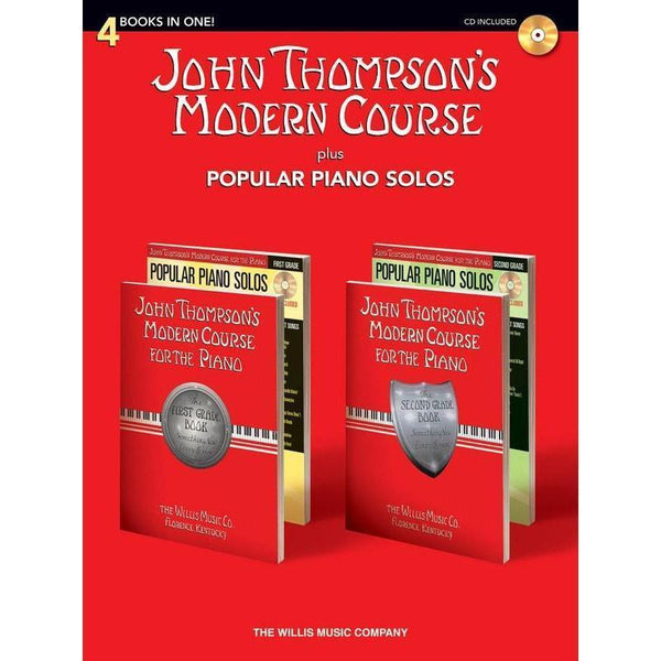 John Thompson's Modern Course plus Popular Piano Solos-Sheet Music-Willis Music-Logans Pianos