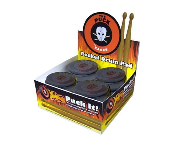 KACES POCKET DRUM PRACTICE PAD-(3 INCH) PUCK-Drums & Percussion-Paytons-Logans Pianos