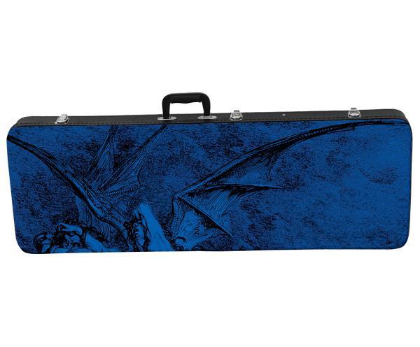 Kaces Grafix Electric Guitar Case - Grim Blue-Guitar & Bass-Kaces-Logans Pianos
