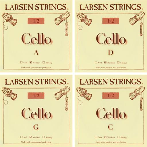 Larsen Cello Strings - Full Set-Orchestral Strings-Larsen-4/4-Medium-Logans Pianos