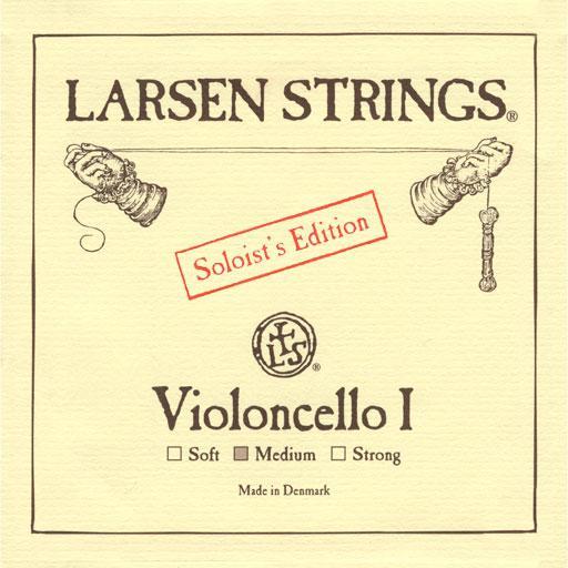 Larsen Soloist Cello Strings - Single C-Orchestral Strings-Larsen-Medium-A-4/4-Logans Pianos