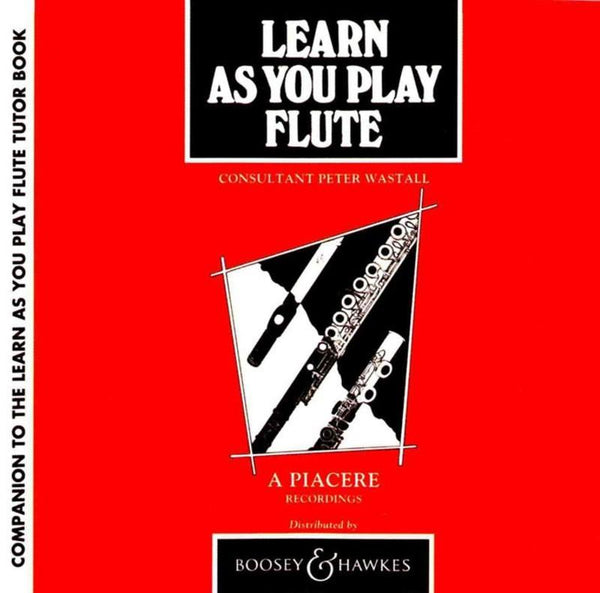 Learn As You Play Flute 2 CD Set-Sheet Music-Boosey & Hawkes-Logans Pianos