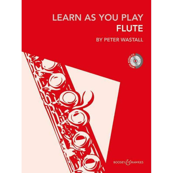 Learn As You Play Flute With CD-Sheet Music-Boosey & Hawkes-Logans Pianos