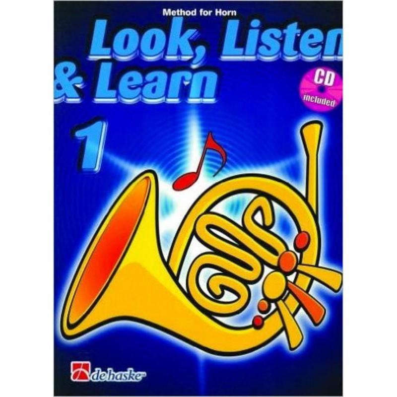Look, Listen & Learn Book 1 French Horn-Sheet Music-De Haske Publications-Logans Pianos