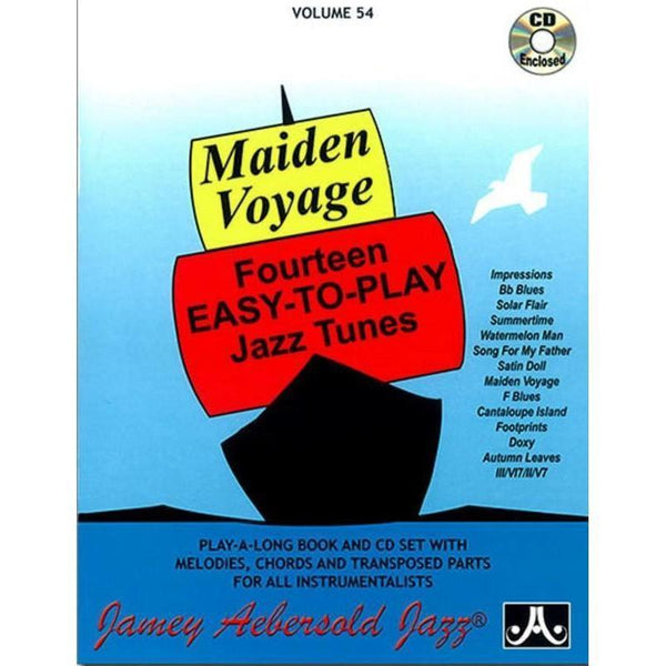 Maiden Voyage - Volume 54-Sheet Music-Jamey Aebersold Jazz-Logans Pianos