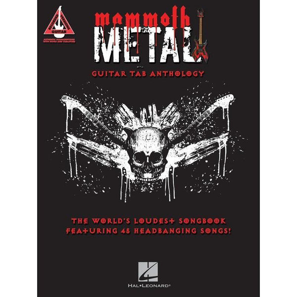 Mammoth Metal Guitar Tab Anthology-Sheet Music-Hal Leonard-Logans Pianos