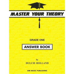 Master Your Theory Grade One Answer Book-Sheet Music-EMI Music Publishing-Logans Pianos