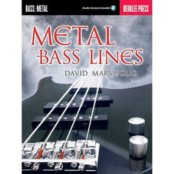 Metal Bass Lines-Sheet Music-Berklee Press-Logans Pianos