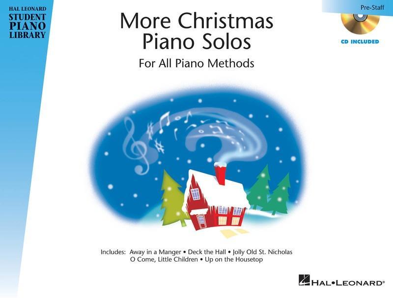More Christmas Piano Solos - Prestaff Level - Book/CD Pack-Sheet Music-Hal Leonard-Logans Pianos