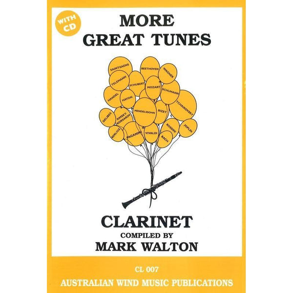 More Great Tunes for Clarinet-Sheet Music-Australian Wind Music Publications-Logans Pianos