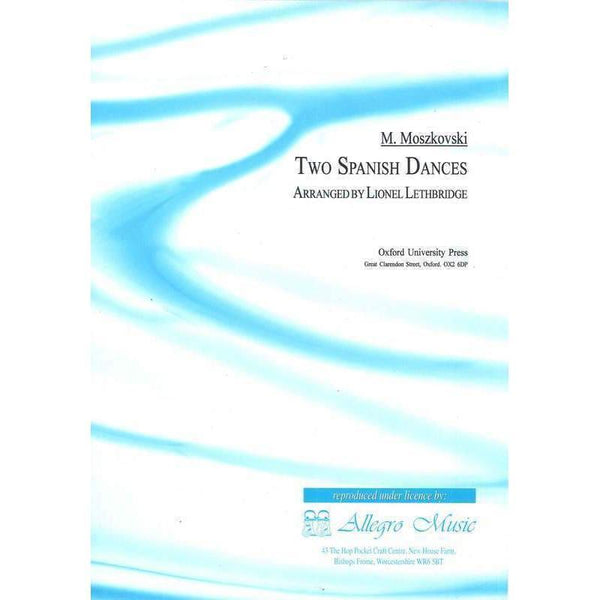 Moszkovski - 2 Spanish Dances-Sheet Music-OUP Archive Reprints-Logans Pianos