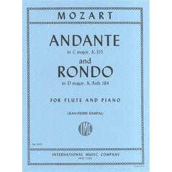 Mozart Andante In C major K.315 And Rondo In D Major K.Anh.184-Sheet Music-International Music Company-Logans Pianos