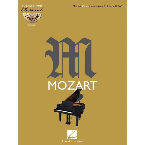 Mozart - Piano Concerto in D Minor, K466 Classical Play-Along-Sheet Music-Hal leonard-Logans Pianos