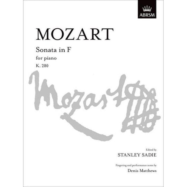 Mozart - Piano Sonata in F K. 280-Sheet Music-Edition Peters-Logans Pianos