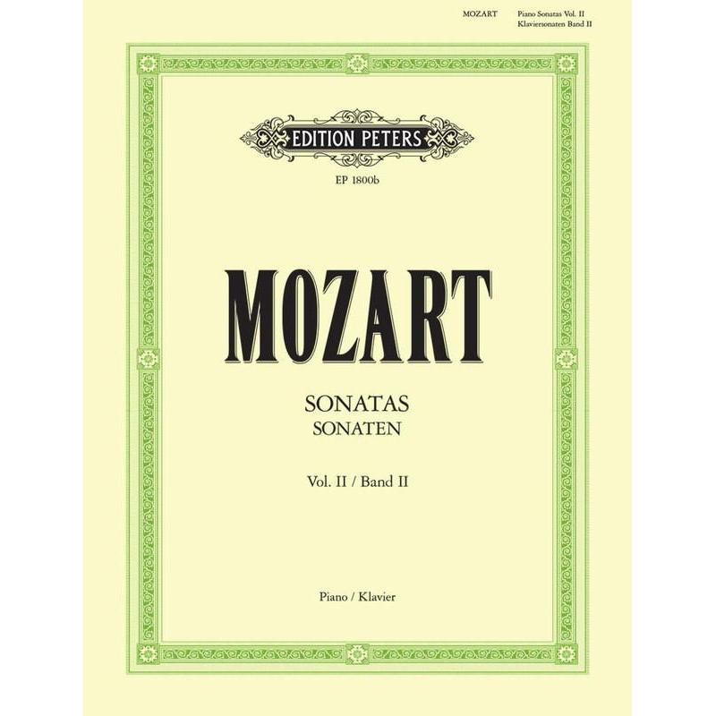 Mozart - Piano Sonatas Volume 2 Martinssen Urtext-Sheet Music-Edition Peters-Logans Pianos