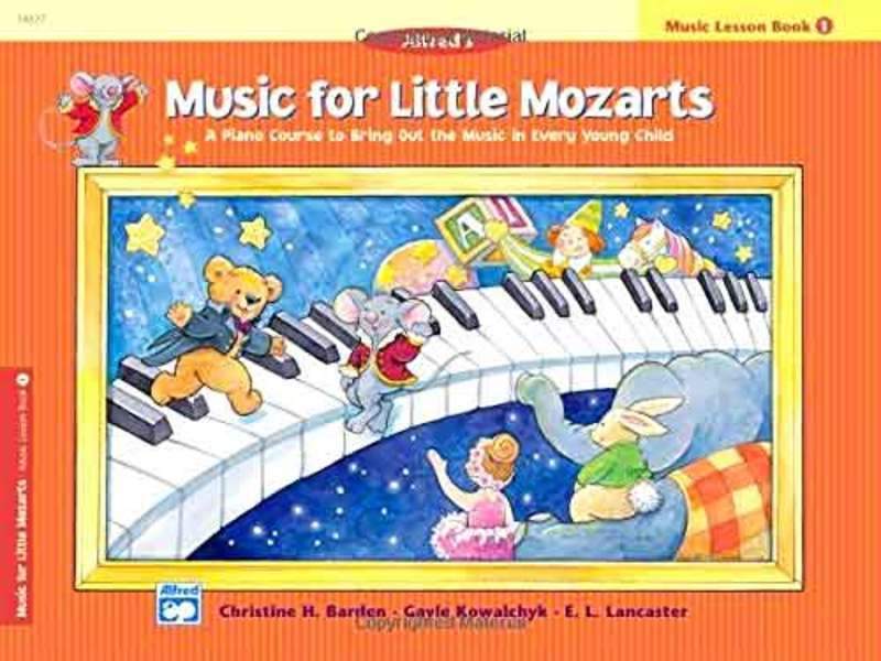 Music for Little Mozarts: Music Lesson Book 1-Sheet Music-Alfred Music-Logans Pianos