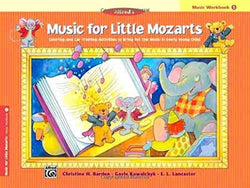 Music for Little Mozarts: Music Workbook 1-Sheet Music-Alfred Music-Logans Pianos