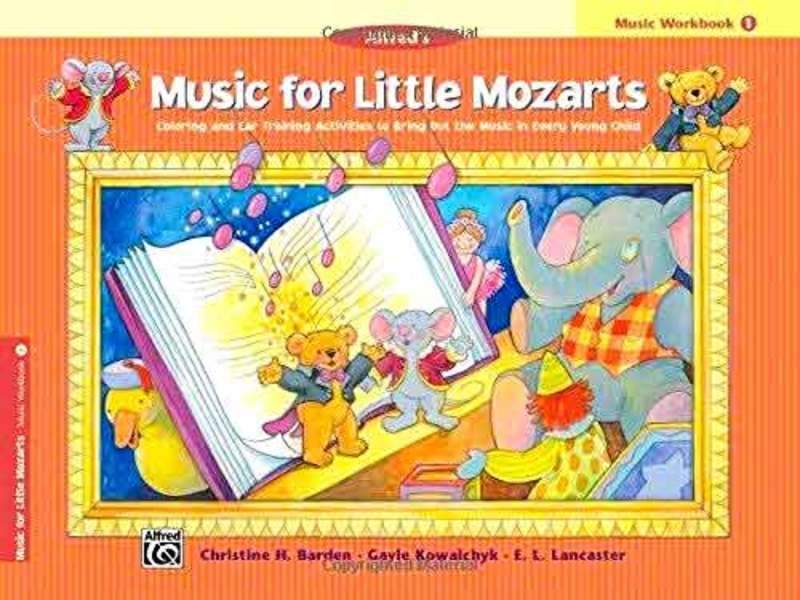 Music for Little Mozarts: Music Workbook 1-Sheet Music-Alfred Music-Logans Pianos