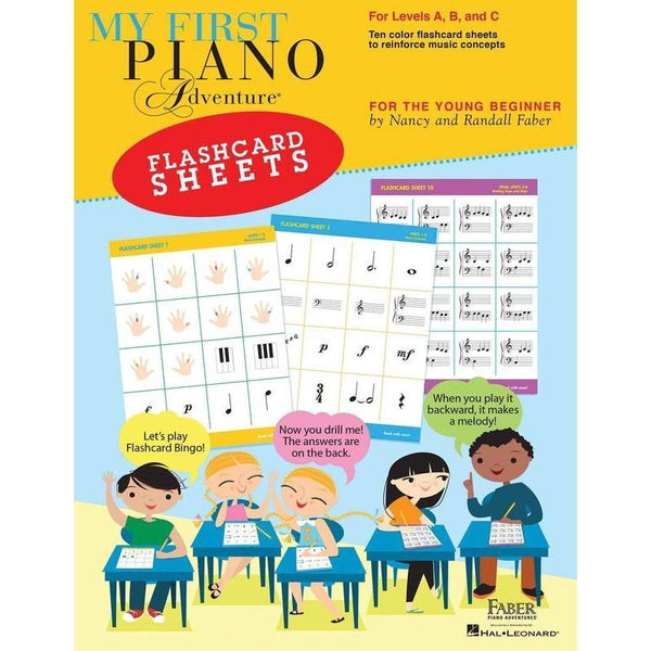 My First Piano Adventure - Flashcard Sheets-Sheet Music-Faber Piano Adventures-Logans Pianos