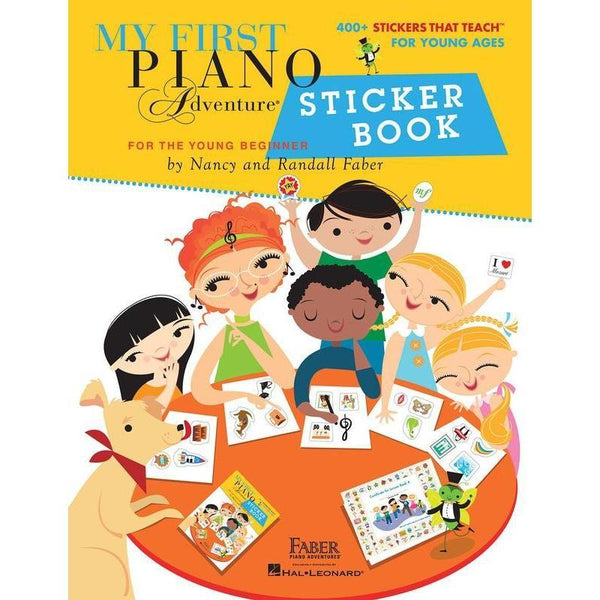 My First Piano Adventure - Sticker Book-Sheet Music-Faber Piano Adventures-Logans Pianos