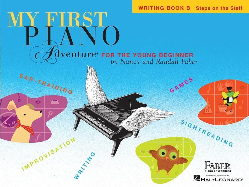 My First Piano Adventure - Writing Book B-Sheet Music-Faber Piano Adventures-Logans Pianos