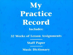 My Practice Record-Sheet Music-Hal Leonard-Logans Pianos