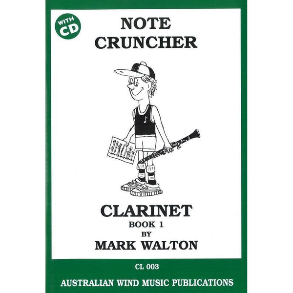 Note Cruncher for Clarinet Book 1-Sheet Music-Australian Wind Music Publications-Logans Pianos