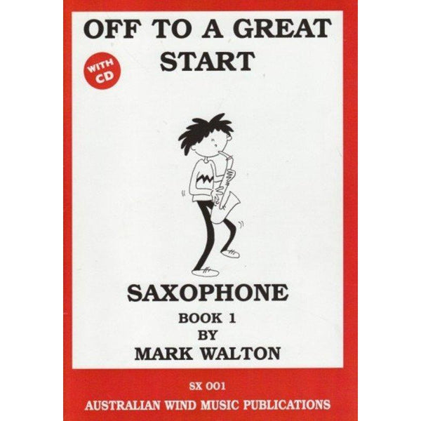 Off To A Great Start For Tenor Saxophone Book 1-Sheet Music-Australian Wind Music Publications-Logans Pianos
