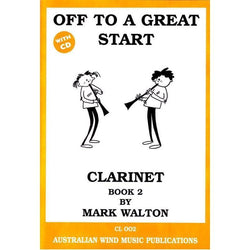 Off to a Great Start for Clarinet Book 2-Sheet Music-Australian Wind Music Publications-Logans Pianos
