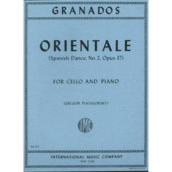 Orientale (Spanish Dance, No. 2 Op. 37)-Sheet Music-International Music Company-Logans Pianos