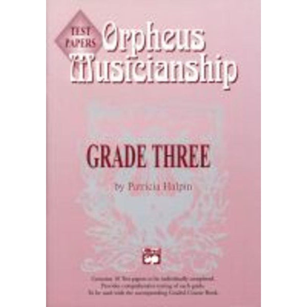 Orpheus Musicianship Grade 3 Test Papers-Sheet Music-Alfred Music-Logans Pianos