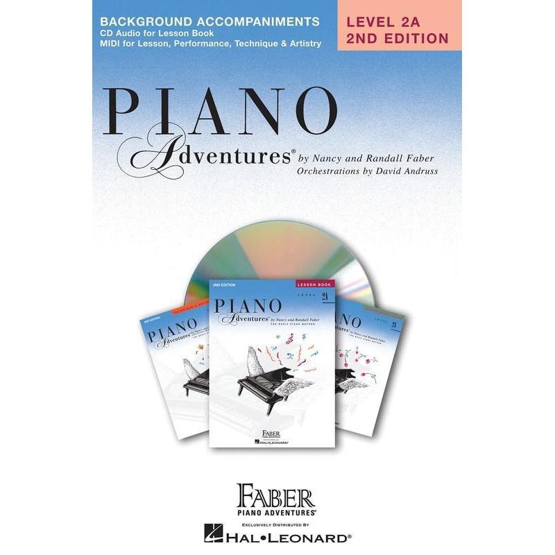Piano Adventures 2A - Background Accompaniments-Sheet Music-Faber Piano Adventures-Logans Pianos