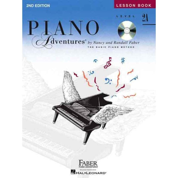 Piano Adventures 2A - Lesson-Sheet Music-Faber Piano Adventures-Book & CD-Logans Pianos