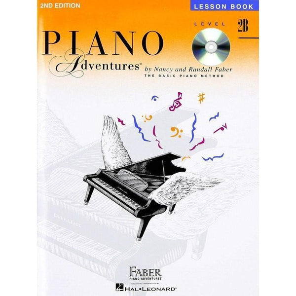 Piano Adventures 2B - Lesson-Sheet Music-Faber Piano Adventures-Book & CD-Logans Pianos