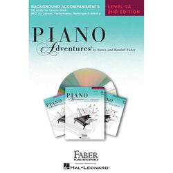 Piano Adventures 3A - Background Accompaniments-Sheet Music-Faber Piano Adventures-Logans Pianos