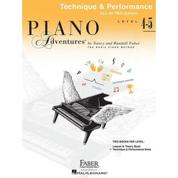 Piano Adventures 4-5 - Technique & Performance-Sheet Music-Faber Piano Adventures-Logans Pianos